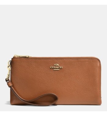 New Coach Double Zip Wallet...